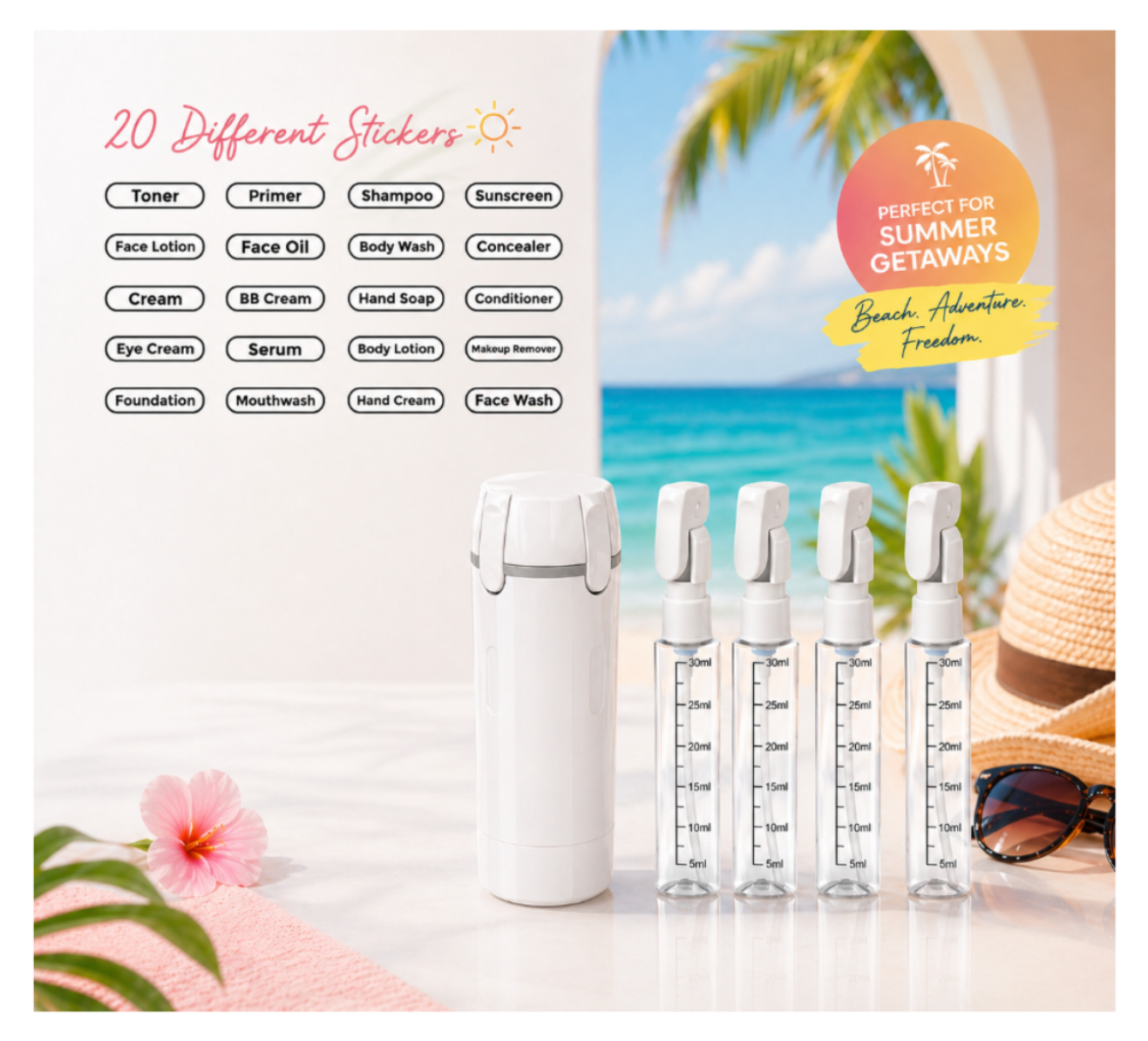 4-in-1 Travel Dispener